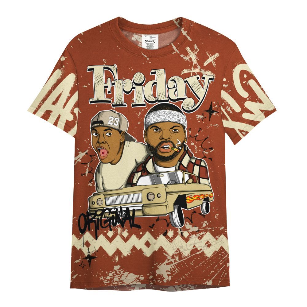 Shirt To Match Retro Eastside Golf 12s - Friday Sneaker Crayon All Over Print