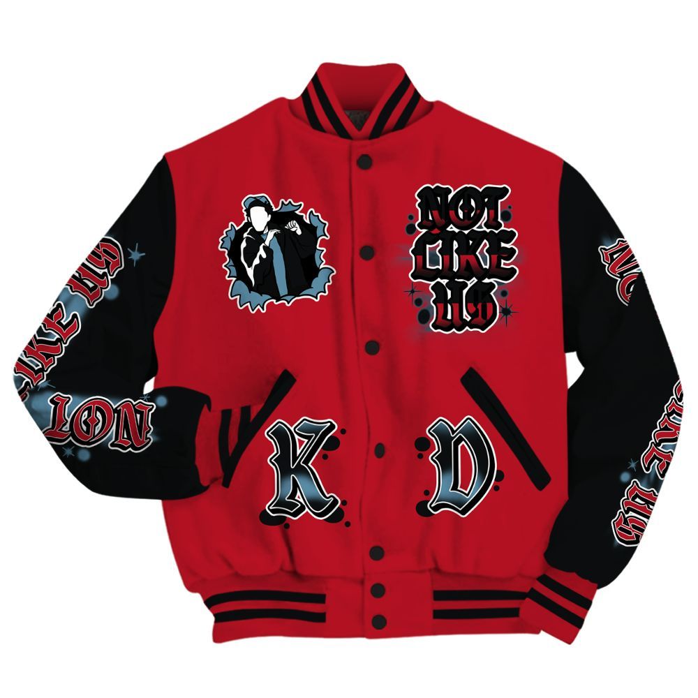Varsity Jacket To Match Retro Raging Bull 5s - None Like Us Graphic All Over Print