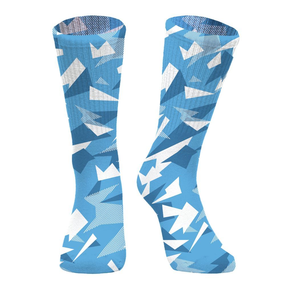 Sock To Match Melo 12s, Geometric Abstract Graphic
