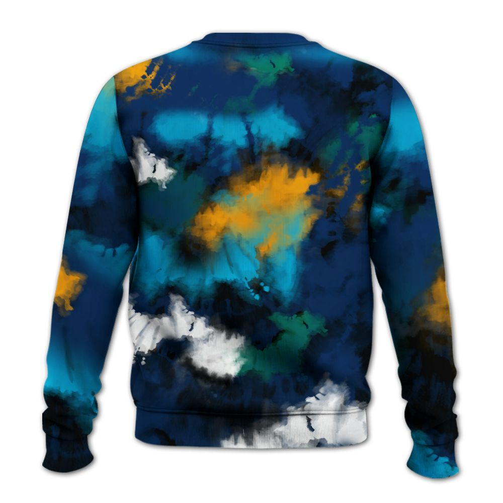 Sweatshirt To Match Dunk Low GS Electric Algae - God Blessed Tie Dye All Over Print