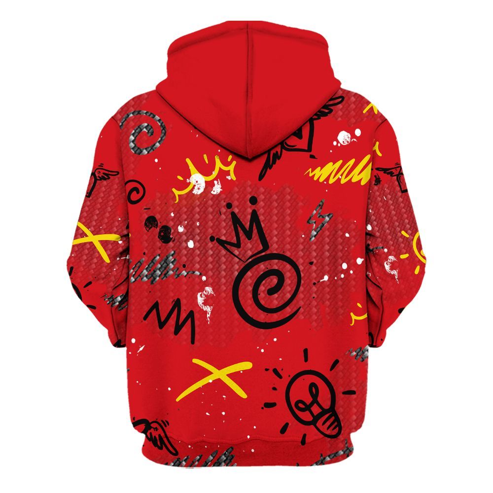 Hoodie To Match Ferrari 14s - Drip Been Di2ferent All Over Print