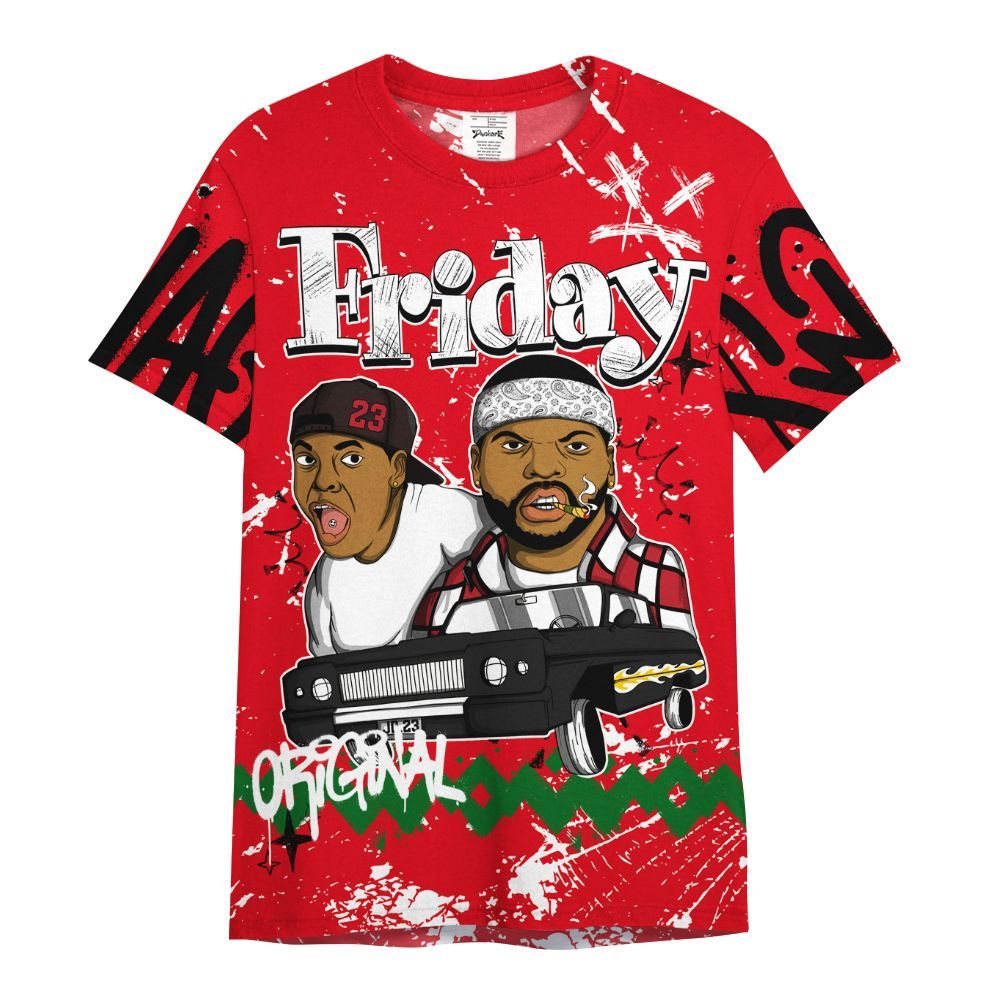 Shirt To Match Chicago 13s - Friday Sneaker Crayon All Over Print