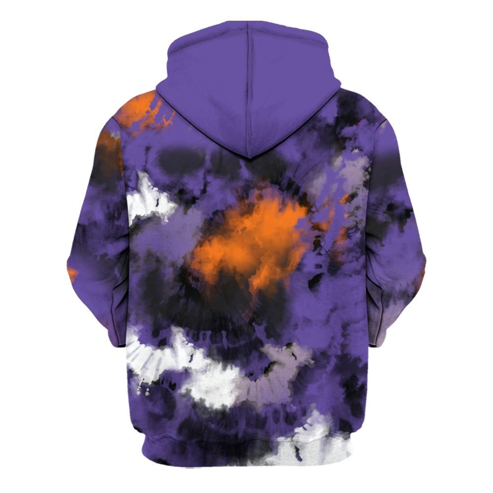 Hoodie To Match Air Max Waffle SP Voltage Purple - SNEAKER Girl Money Drip Tie Dye All Over Print