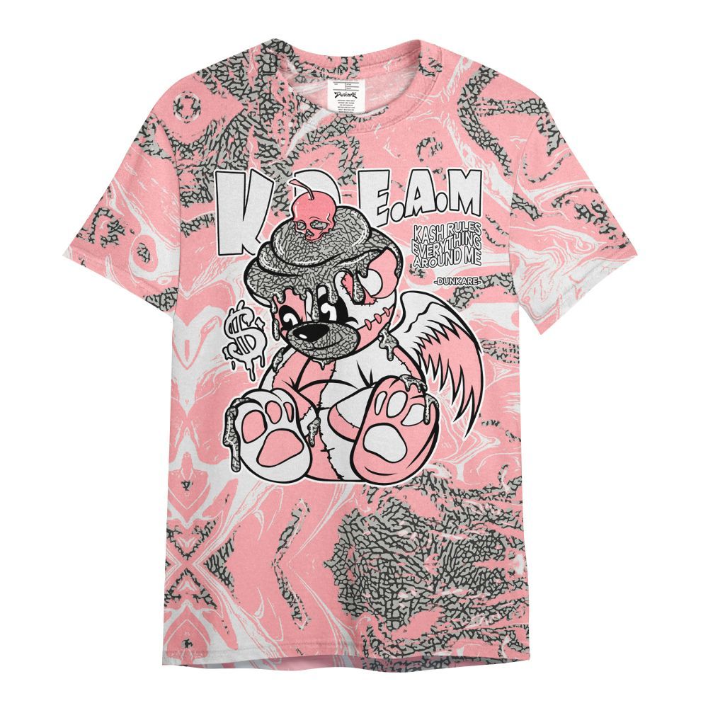 Shirt To Match Retro Wings 3s - Loot Bear Liquid All Over Print