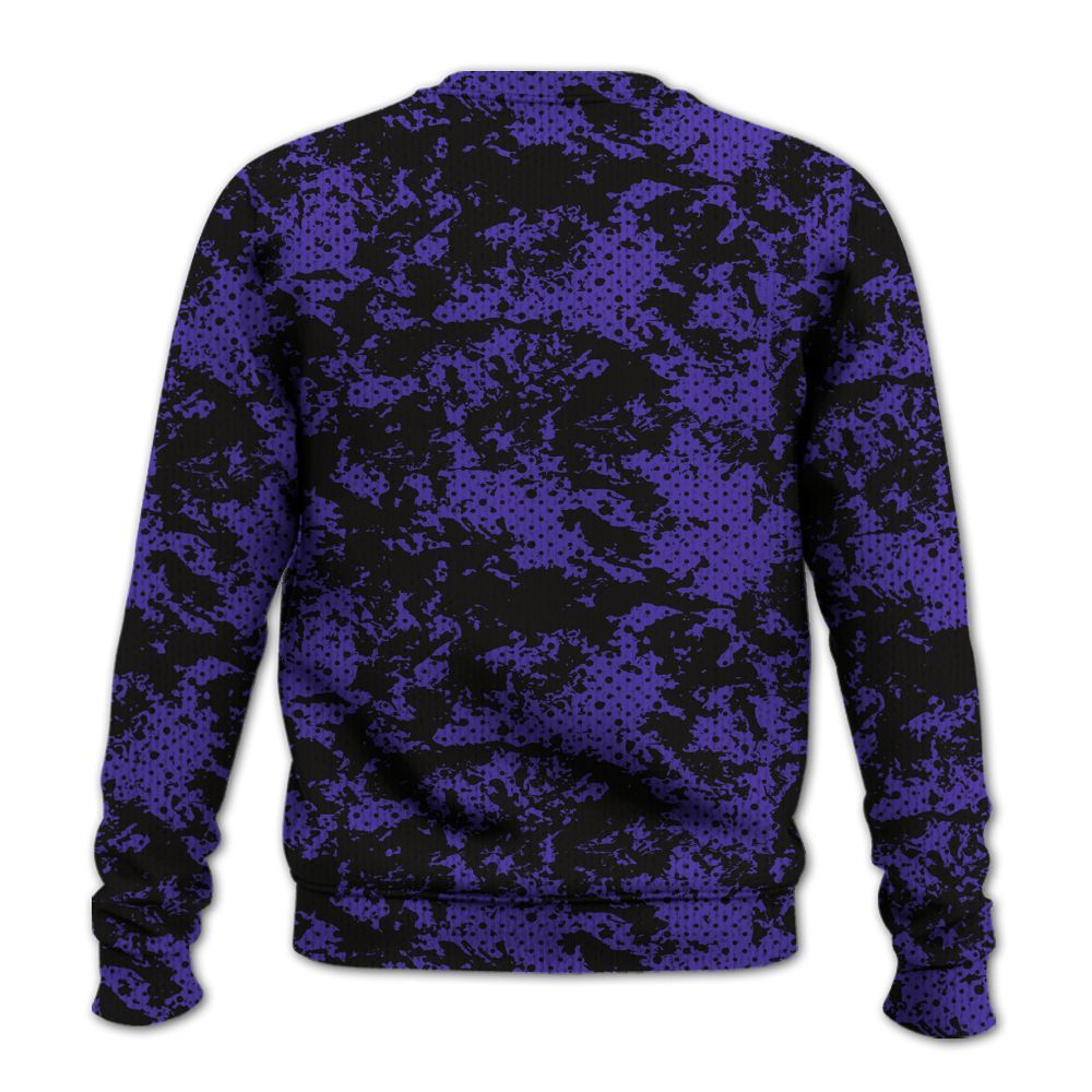 Knitted Sweater To Match Field Purple 12s - Show Me The Money Retro