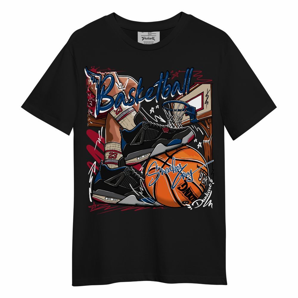 Shirt To Match Rare Air 4s - Sneaker Guy Basketball Graphic