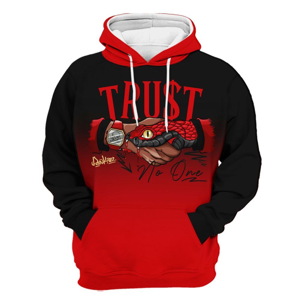 Hoodie To Match Ja 2 Halloween - Snake Trust No One Drip All Over Print