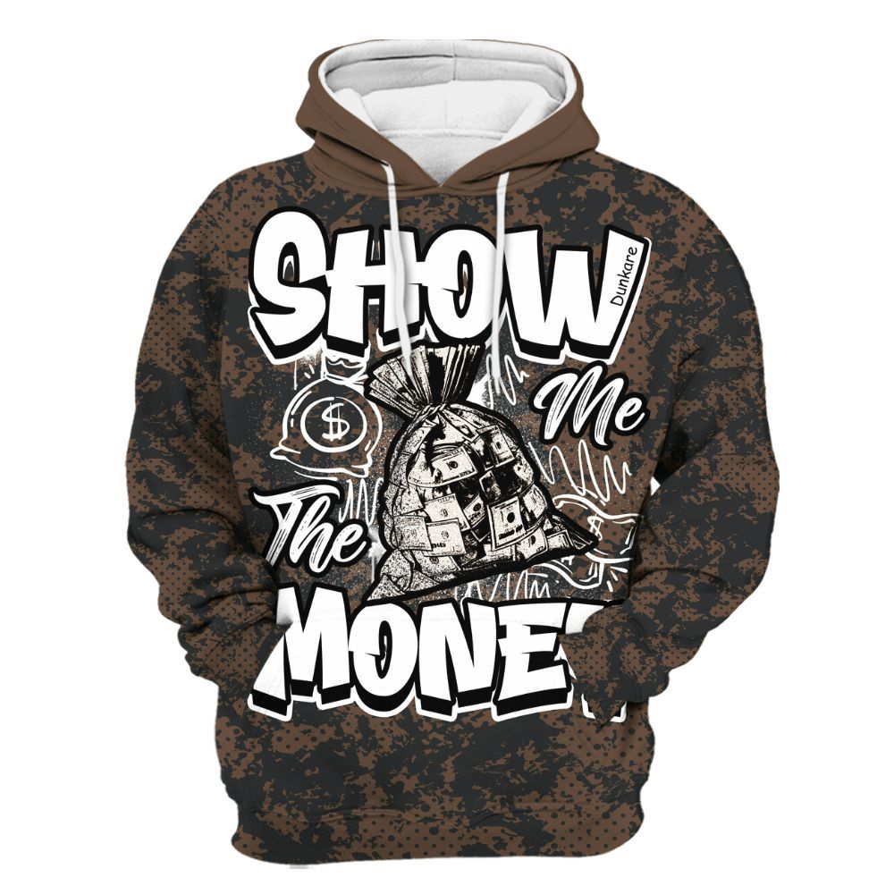 Hoodie To Match Palomino 1s - Show Me The Money Retro All Over Print