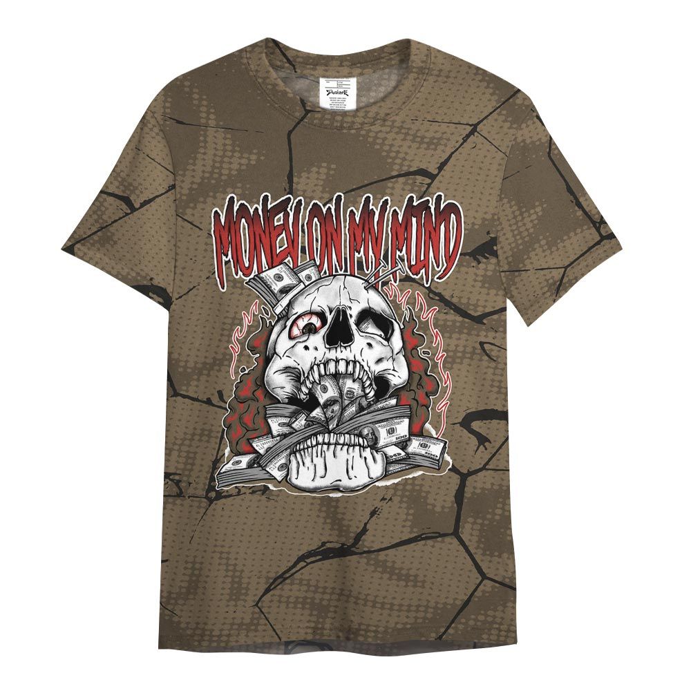 Shirt To Match Olive 9s - MOMM Skeleton Crack Shirt Unisex