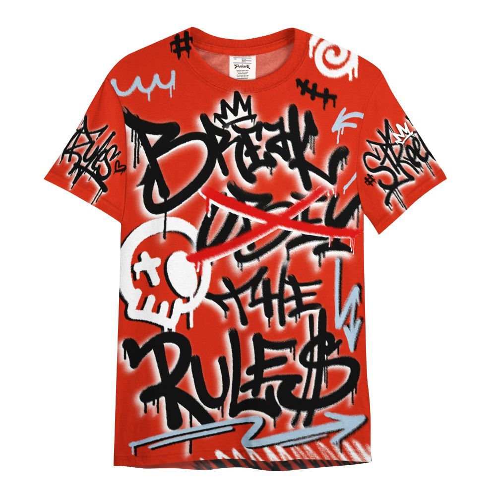 Shirt To Match Retro Cherry 11s - Break Rules Streetwear All Over Print