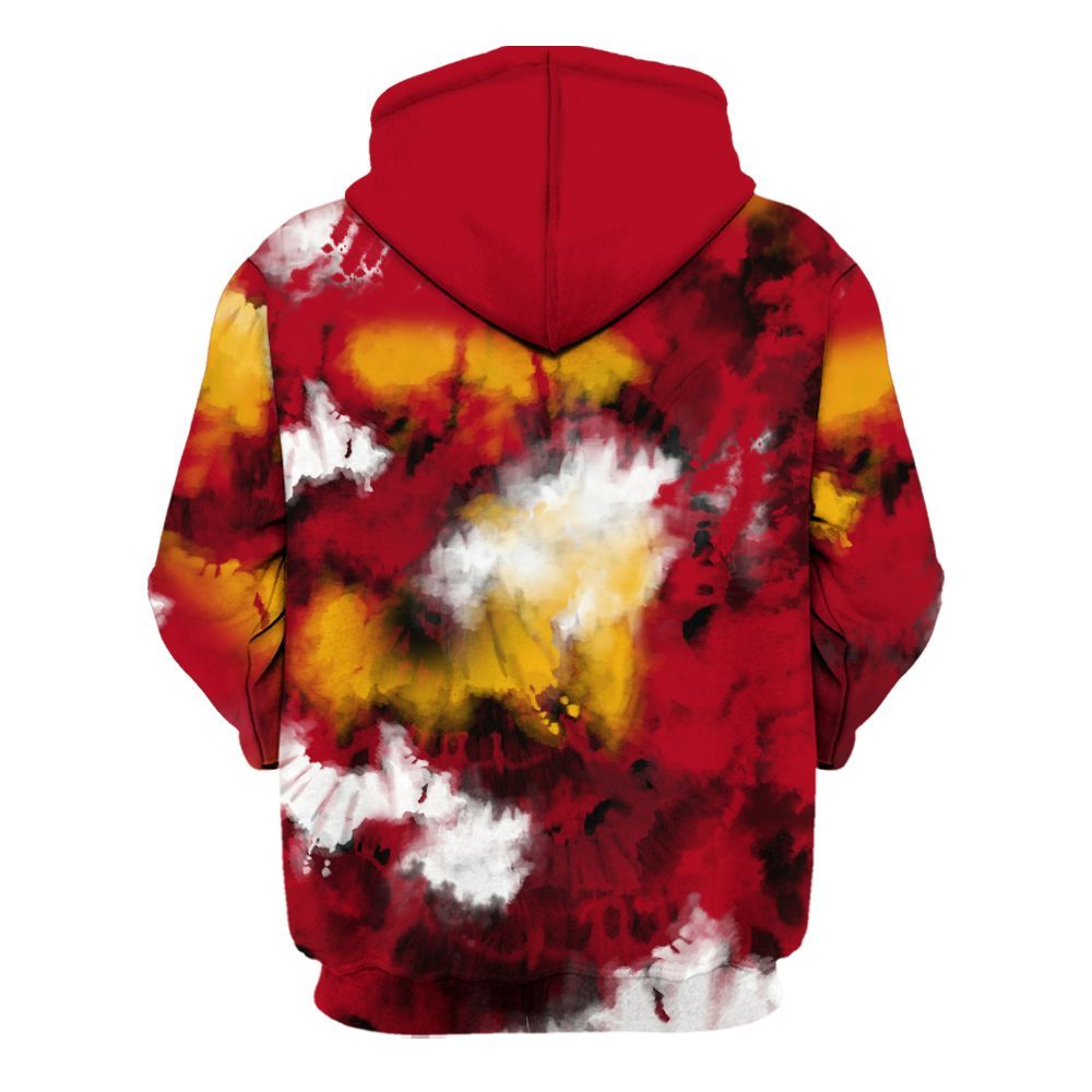 Hoodie To Match Cardinal 7s - SNEAKER Girl Money Drip Tie Dye All Over Print