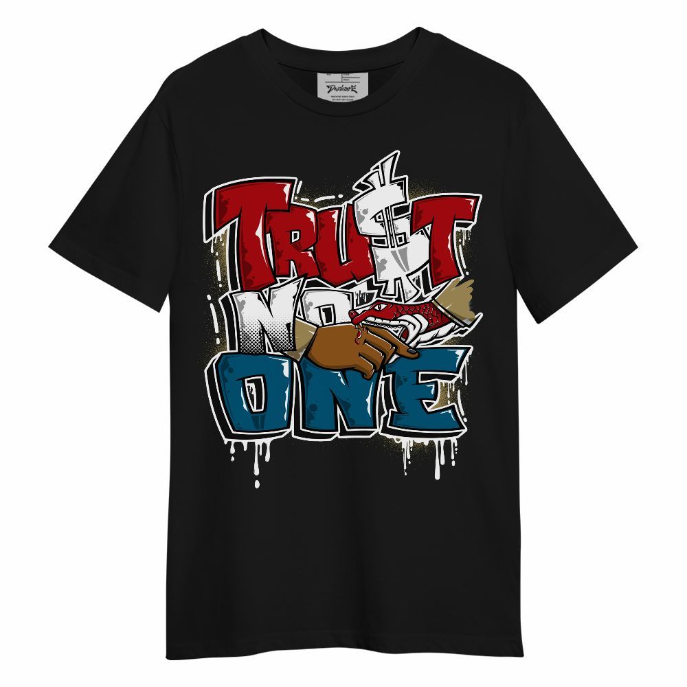 Shirt To Match OG Varsity Red 17s - Trust No One Drip Unisex Shirt