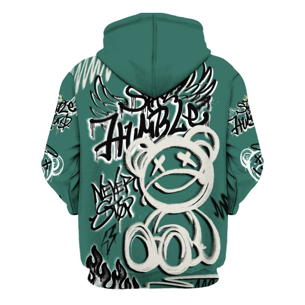 Hoodie To Match RM Oxidized Green 4s - Humble Drip Streetwear Graffity All Over Print