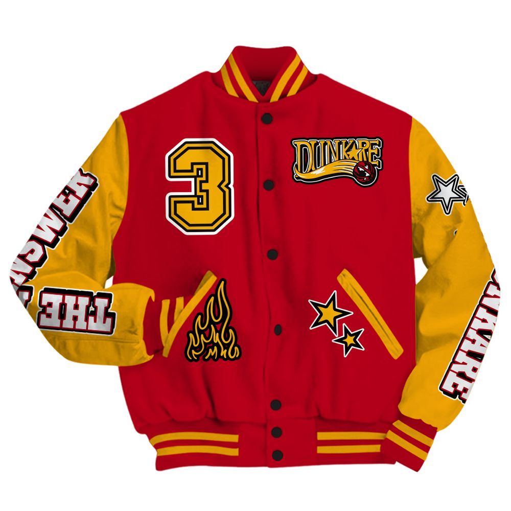 Varsity Jacket To Match Cardinal 7s - Allen Answer Skeleton All Over Print