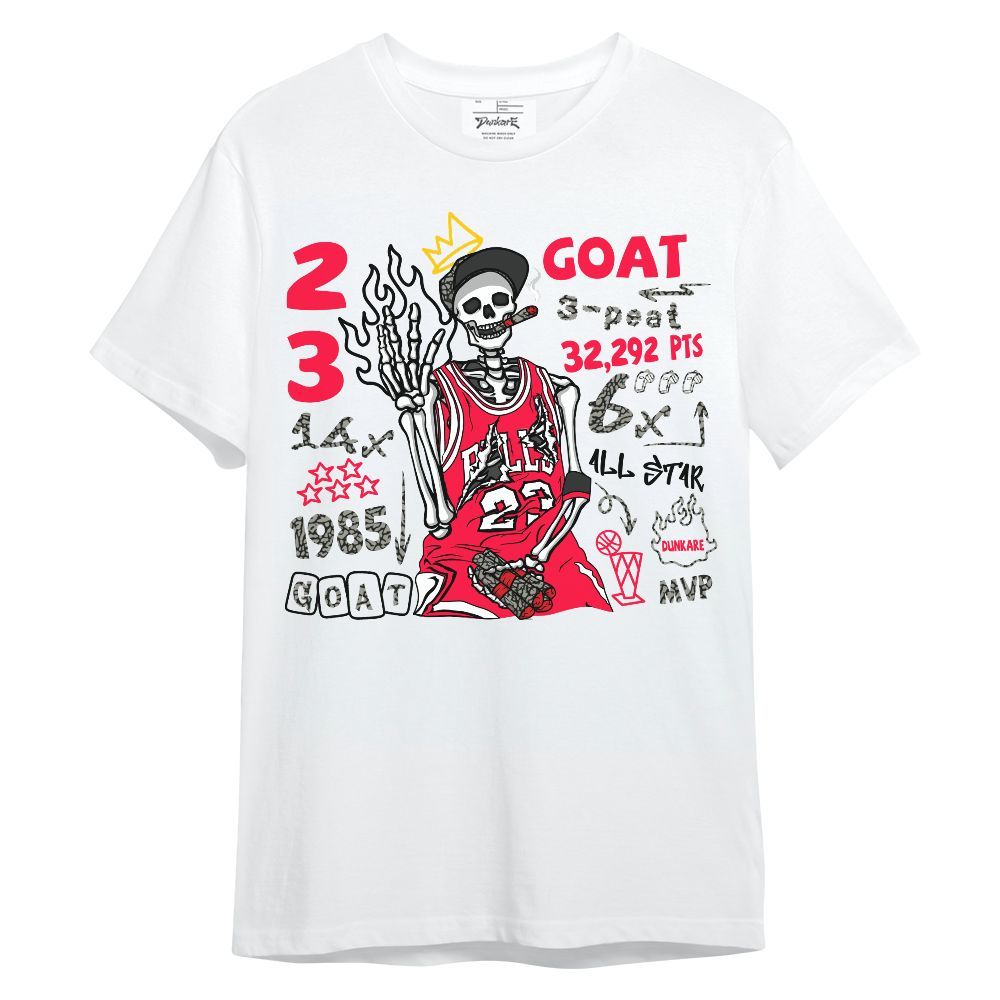 Shirt To Match Retro Fire Red 3s - Number 23 G.0.A.T Streetwear Unisex Shirt