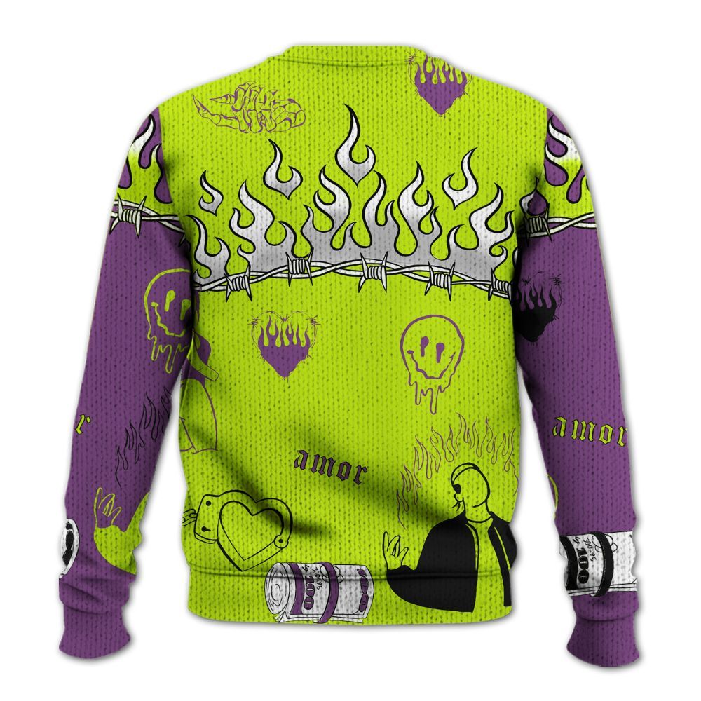 Sweater To Match GS Black Barely Volt 11s - Snake Trust No One Graphic