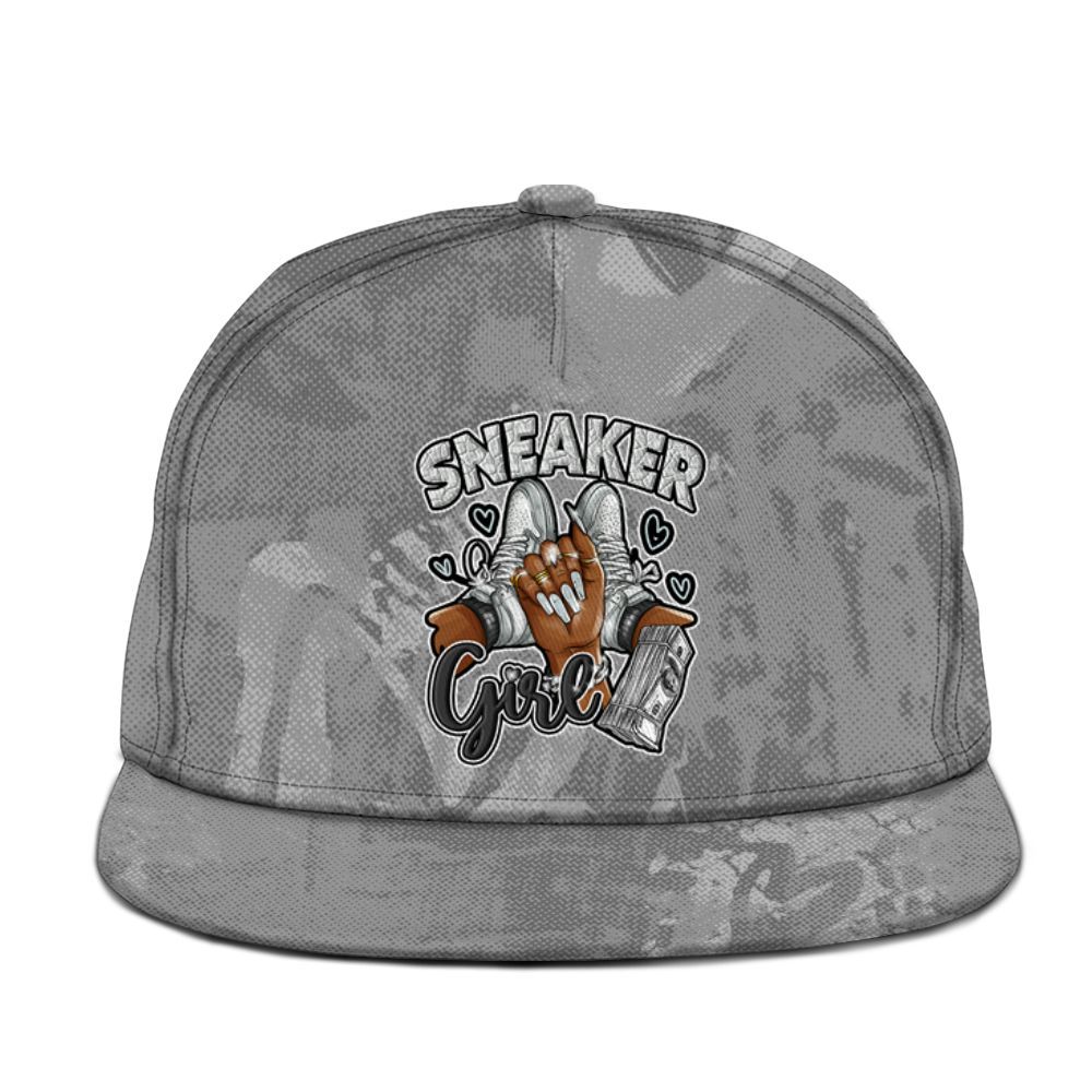 Snapback To Match Black Wolf Grey 12s - Sneakerz Girlz Heart Grunge Graphic
