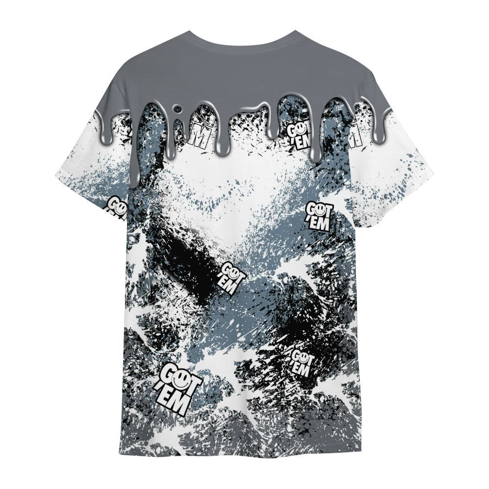 Shirt To Match Air Max DN Silver Bullet - Dripping 23 Drip All Over Print