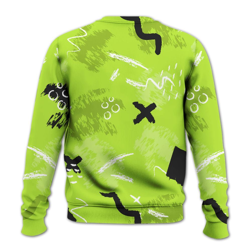 Sweatshirt To Match Air Force 1 Low Dance Volt - Hustle Grind Pray Retro All Over Print