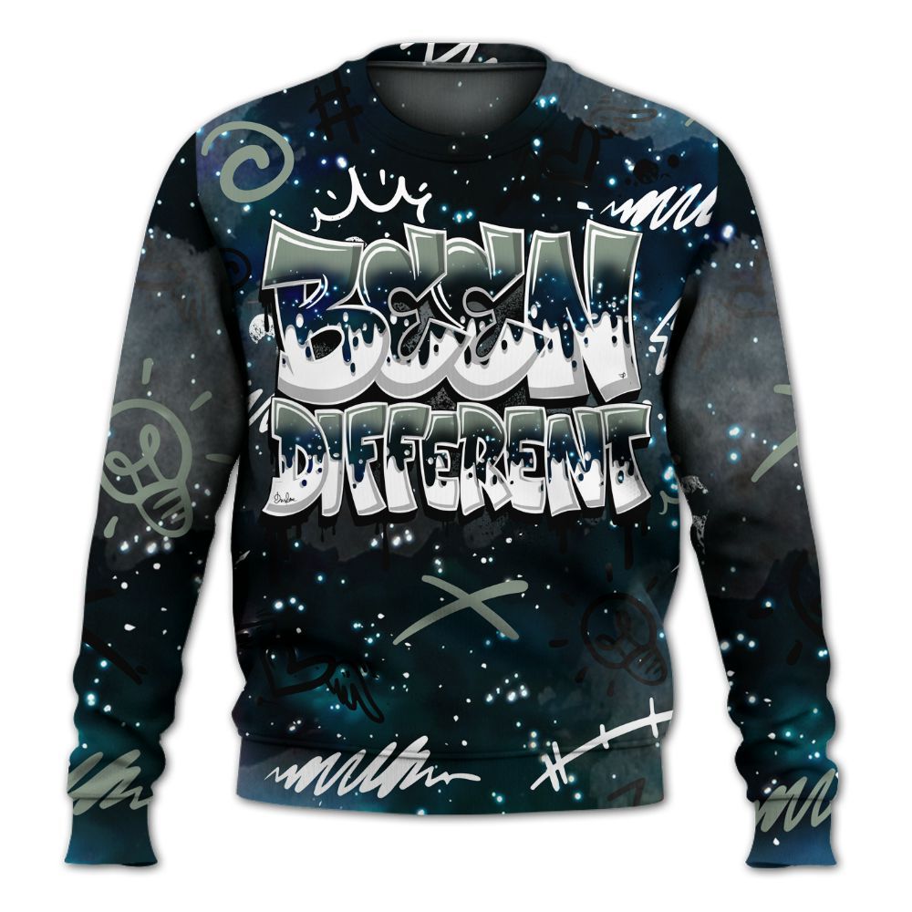 Sweatshirt To Match Air Foamposite One Galaxy - Drip Built Di2ferent All Over Print