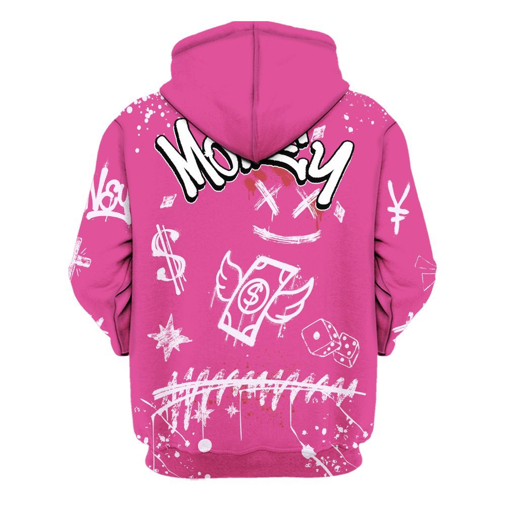 Hoodie To Match KD 4 Aunt Pearl - Everybody Paid In Full Crayon All Over Print