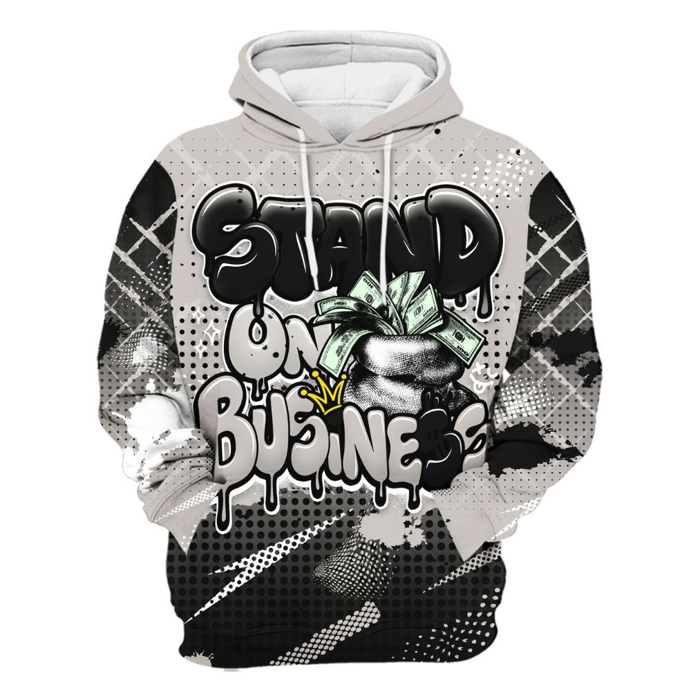 Hoodie To Match The Classic 40s - Halftone Stand Business Dripping All Over Print