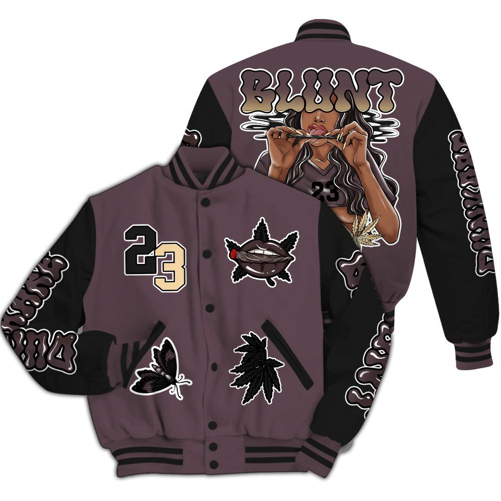Varsity Jacket To Match AMM Black 3s - Bluntz Unique All Over Print