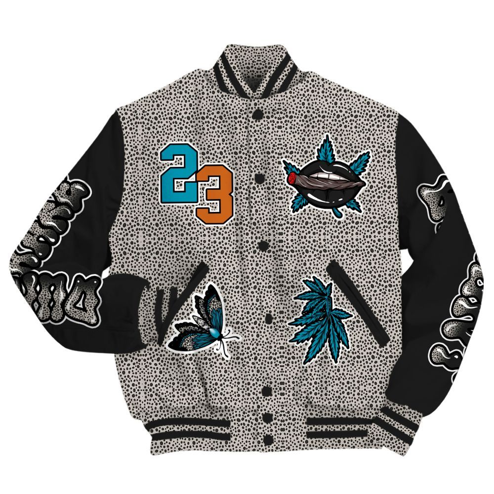 Varsity Jacket To Match SB Dunk Low Safari Olympic - Bluntz Unique All Over Print