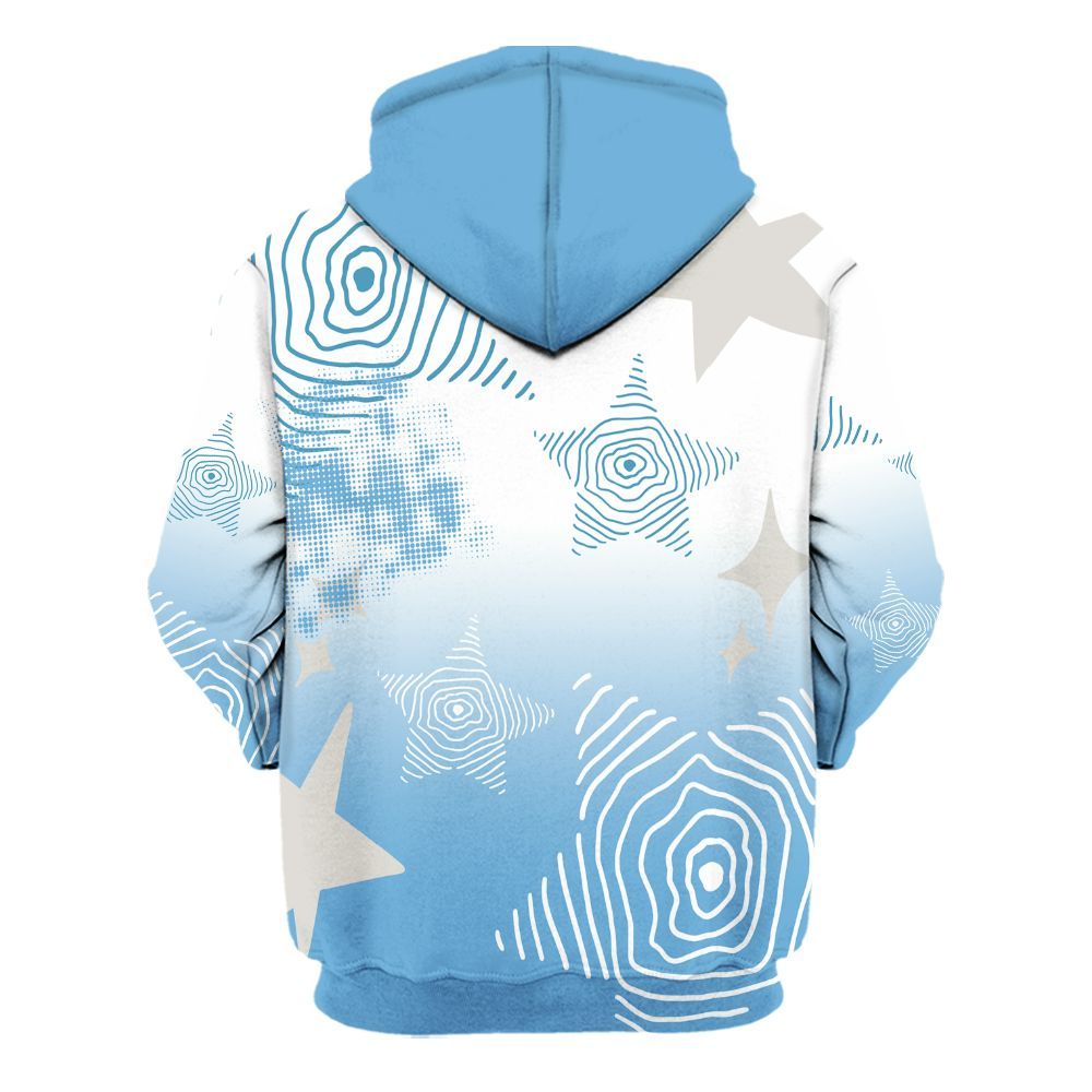 Hoodie To Match SB Dunk Low University Blue - Sneakerz Girlz Unique Starz All Over Print