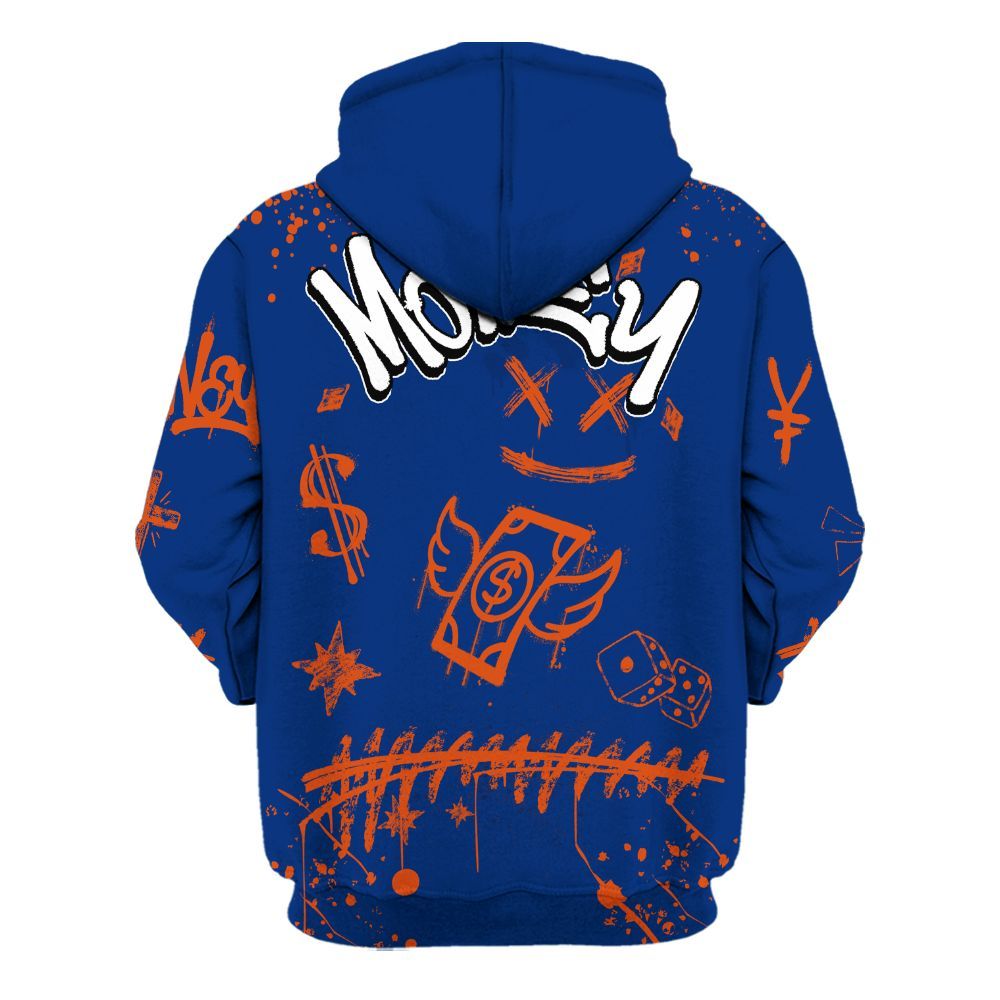 Hoodie To Match Mid Knicks 1s - Everybody Paid In Full Crayon All Over Print