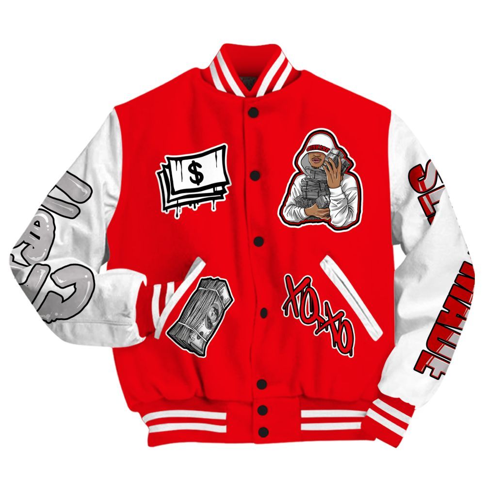 Varsity Jacket To Match Air Max 1 Low Poly - Selfmade Unique All Over Print