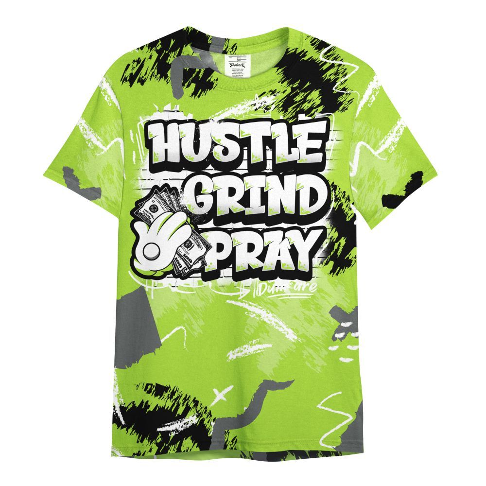 Shirt To Match Air Max 95 Neon - Hustle Grind Pray Retro All Over Print