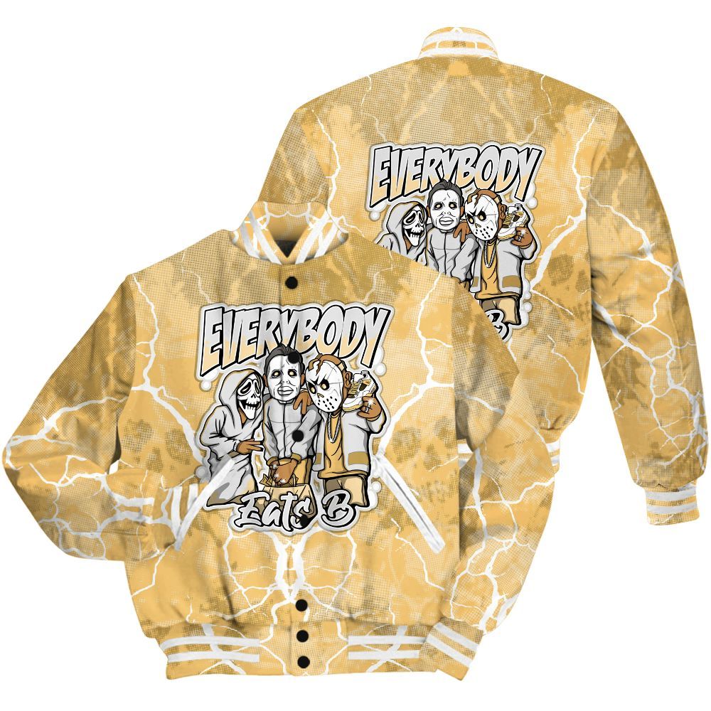 Varsity Jacket To Match Craft Paris 6s Shirt - Everybody Eatin B Graphic Halloween All Over Print