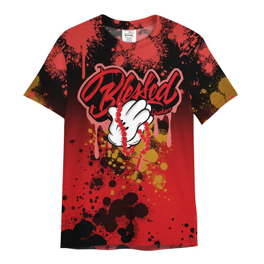 Shirt To Match Scoot Zeros Retro Portland - God Blessed Ink Drip All Over Print