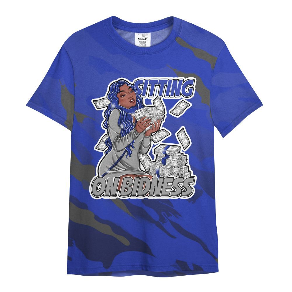 Shirt To Match Air Max Plus Black Racer Blue - Bidness Colored All Over Print