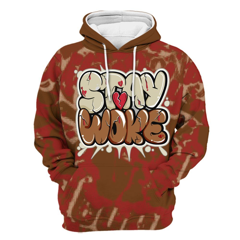 Hoodie To Match Archaeo Brown 5s - Stay And Woken Street All Over Print