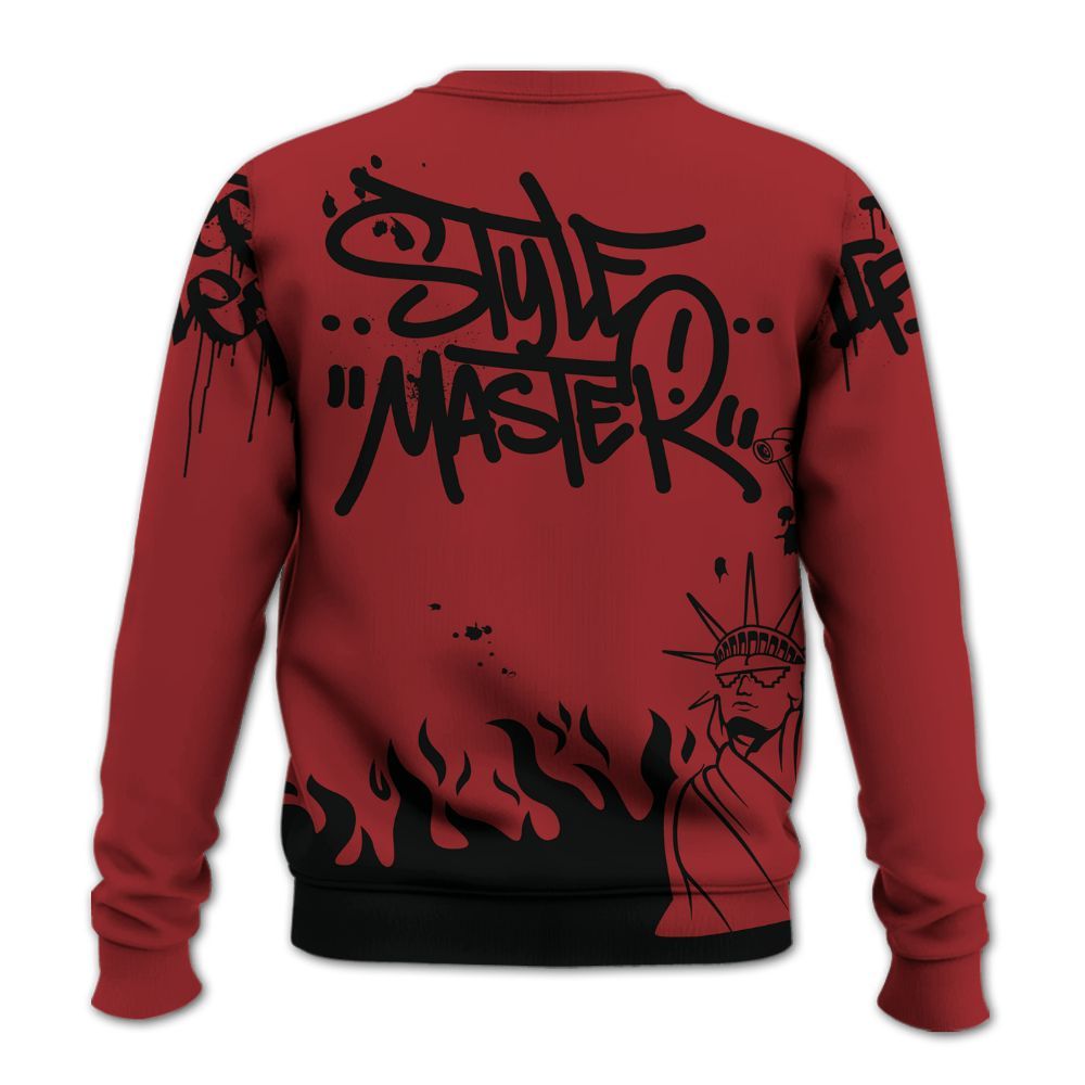 Sweatshirt To Match Alternate Flu Game 12s - Graphic Fck Around Find Out All Over Print