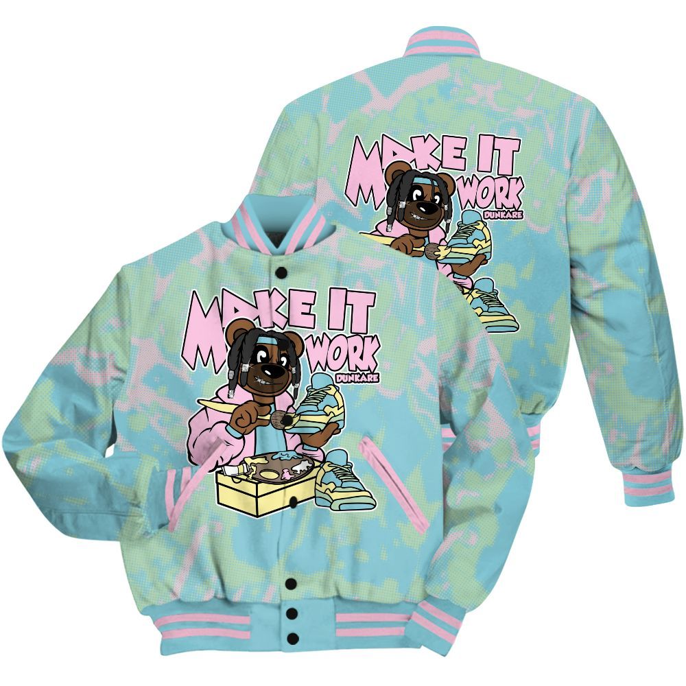 Varsity Jacket To Match SB Dunk Low Visty Shirt - Pull It Off Bear Street All Over Print