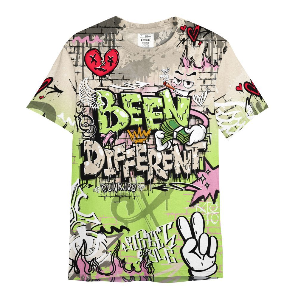 Shirt To Match Jack Black Night Silver - Been Dif2erent Drip Graffiti All Over Print