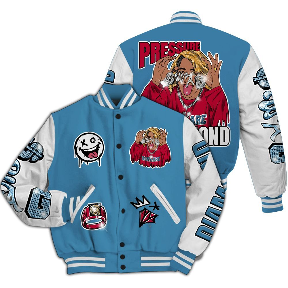 Varsity Jacket To Match GS Messy Room 4s - Pressures Makes Varsity Jacket To Match All Over Print