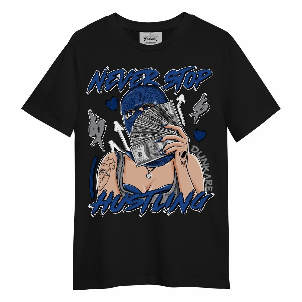 Shirt To Match High OG True Blue 1s - Hustling Unque Unisex Shirt