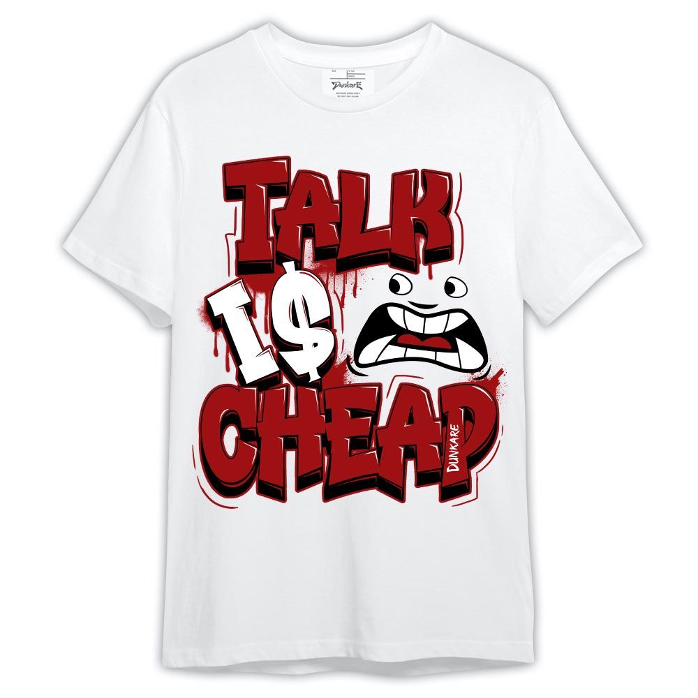 Shirt To Match Red Taxi 12s - Talk Is Cheap Shirt Red Taxi 12s Outfit
