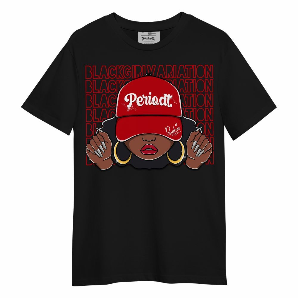 Shirt To Match Air Griffey Max Gray Reds 1s - Black Girl Variation Unisex Shirt