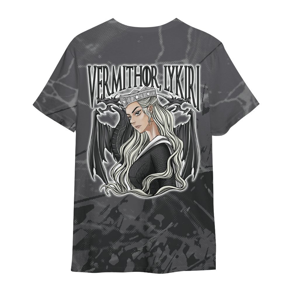 Shirt To Match White Thunder 4s - Dragon's Mom! Profound All Over Print