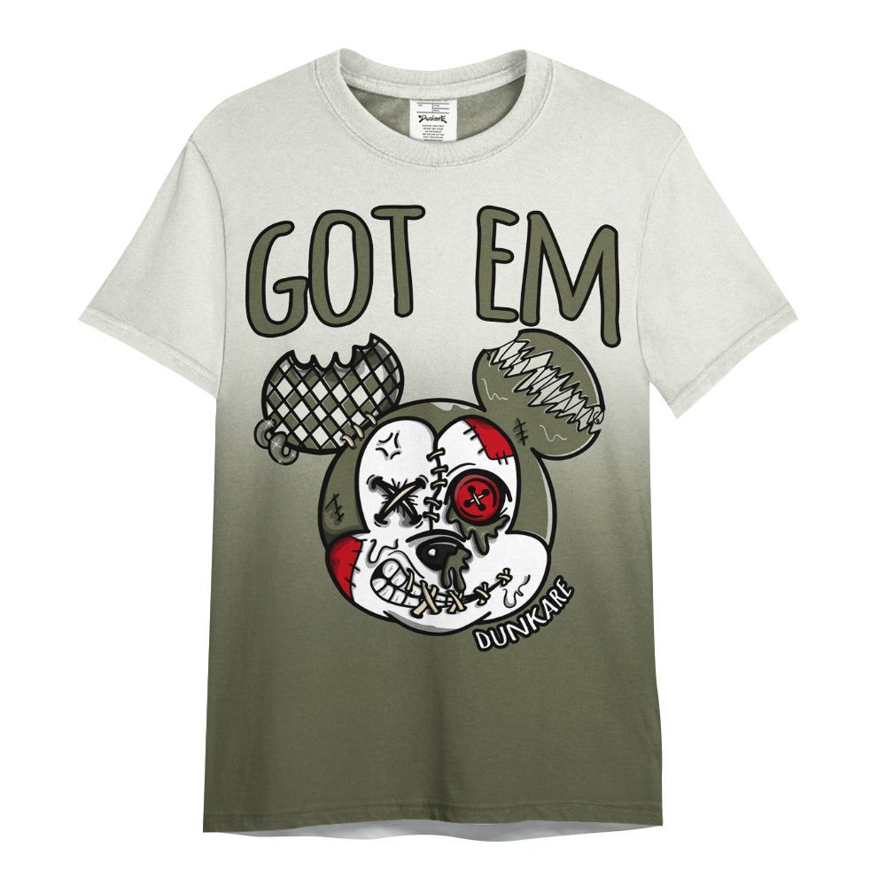 Shirt To Match Low OG Medium Olive 1s - Got Em Dripping All Over Print