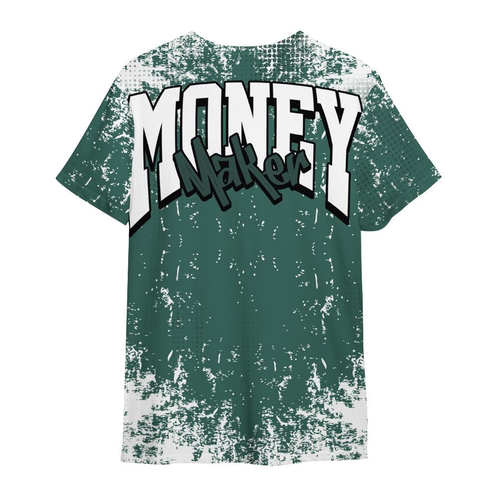 Shirt To Match Low OG Oxidized Green 1s - Move In Silence Money Street Retro All Over Print