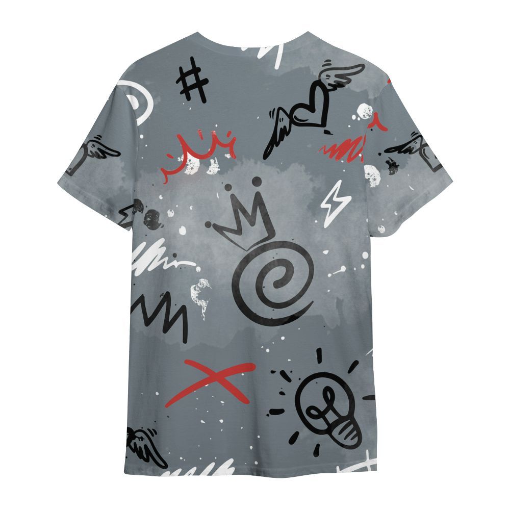 Shirt To Match Wolf Grey 13s - Drip Been Di2ferent All Over Print