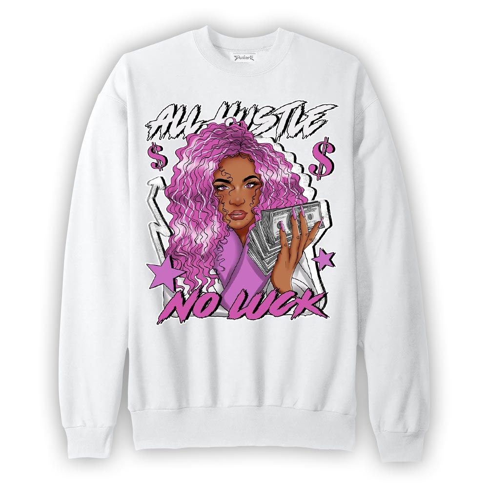 Sweatshirt To match Hyper Violet 4s Sweatshirt - All Hustles Unique Graphic