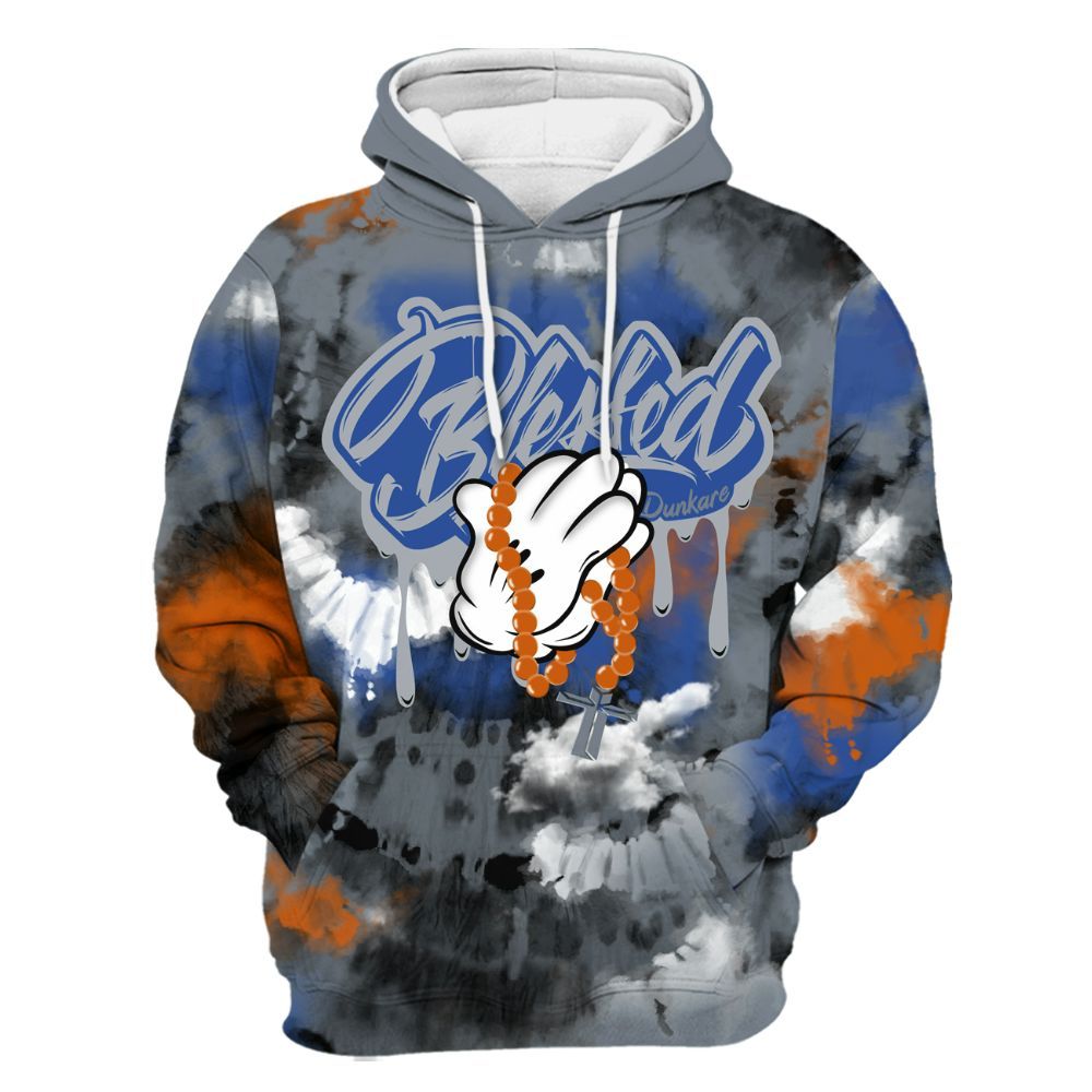 Hoodie To Match RS-X GS League - God Blessed Tie Dye All Over Print
