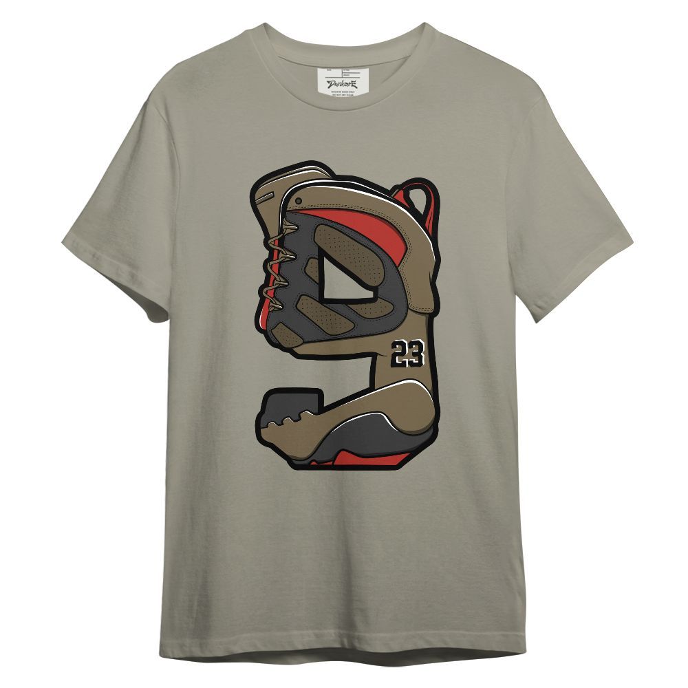 Shirt To Match Olive 9s - Number JD 9s Unisex Shirt